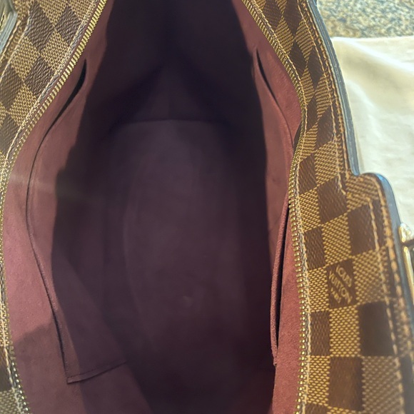 Authentic Louis Vuitton Damier Ebene Jersey in Bordeaux - Picture 6 of 8